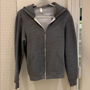 American Apparel Gray ZipUp Hoodie